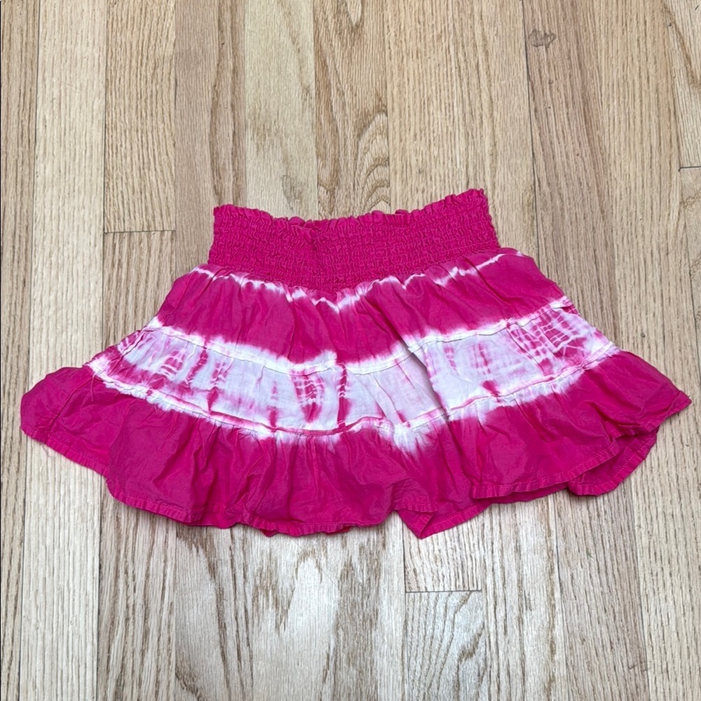 Girls Skort Tie-Dye Ruffle
